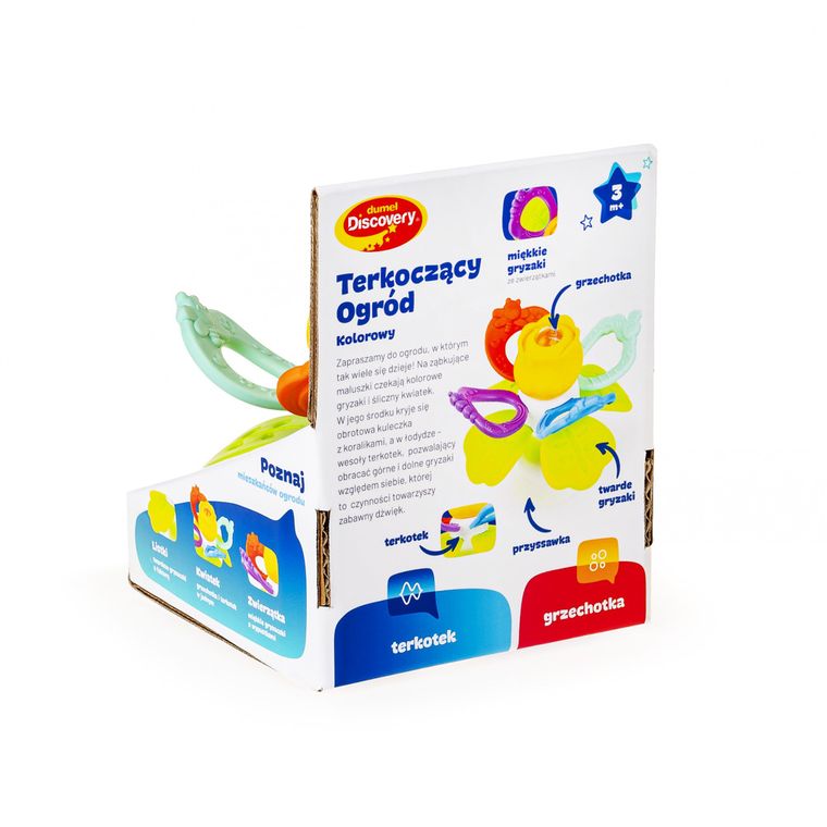 Dumel Discovery, Terkoczący Ogród z przyssawką, Kolorowy, zabawka niemowlęca