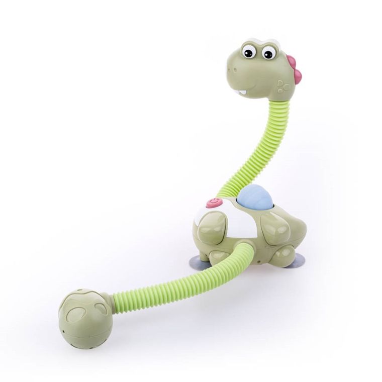 Dumel Discovery, wesoły prysznic, zakręcony dino, zabawka do wody