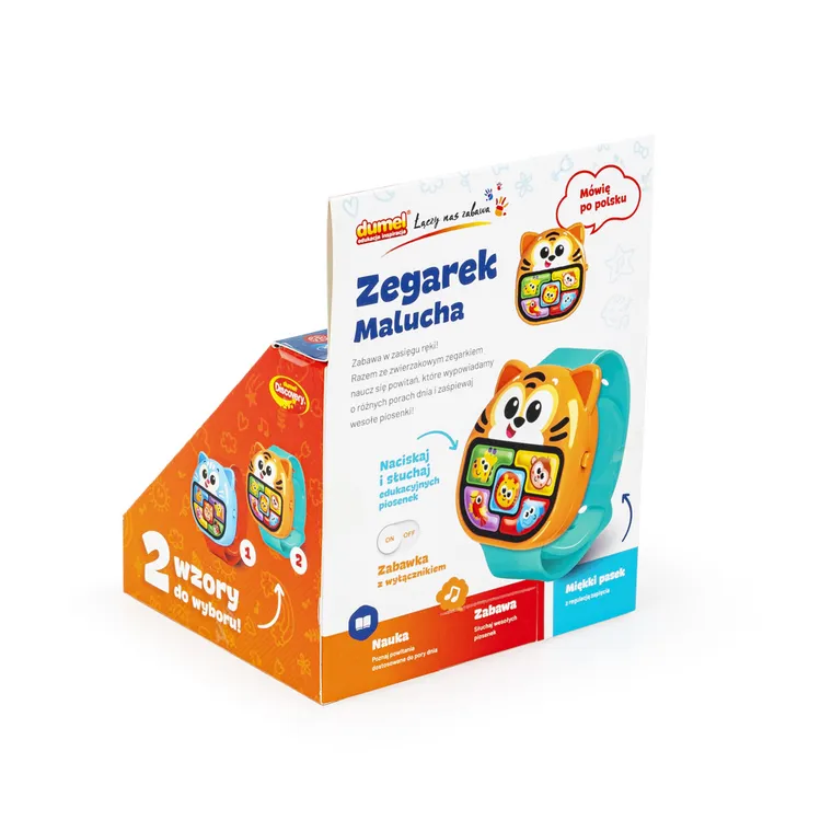 Dumel Discovery, Zegarek Malucha, Tygrysek, zabawka interaktywna