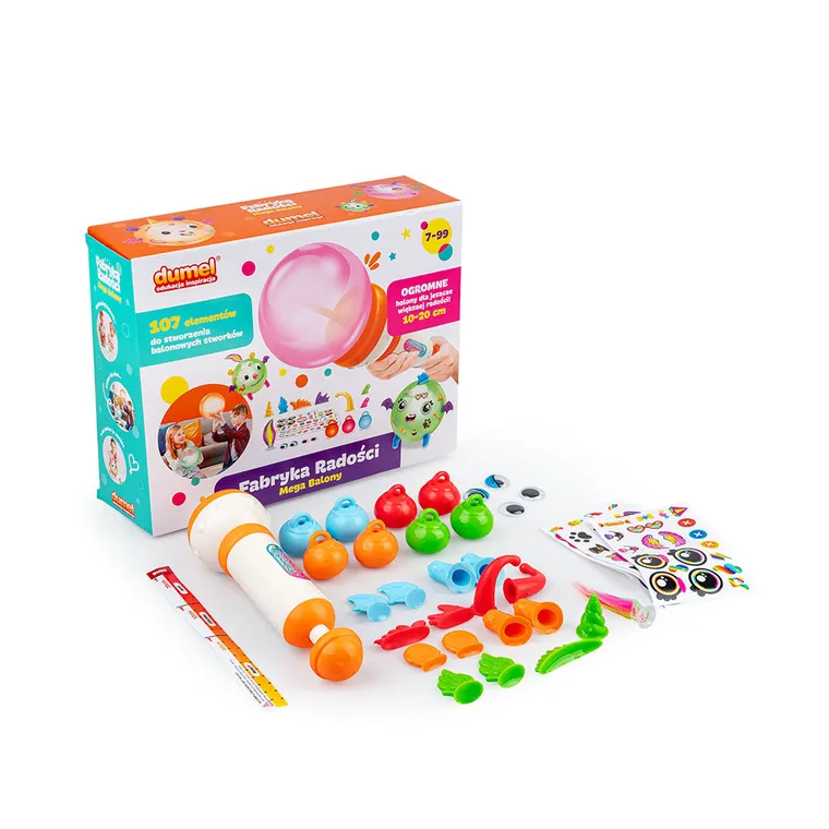 Dumel, Fabryka Radości, Mega balony, zestaw kreatywny