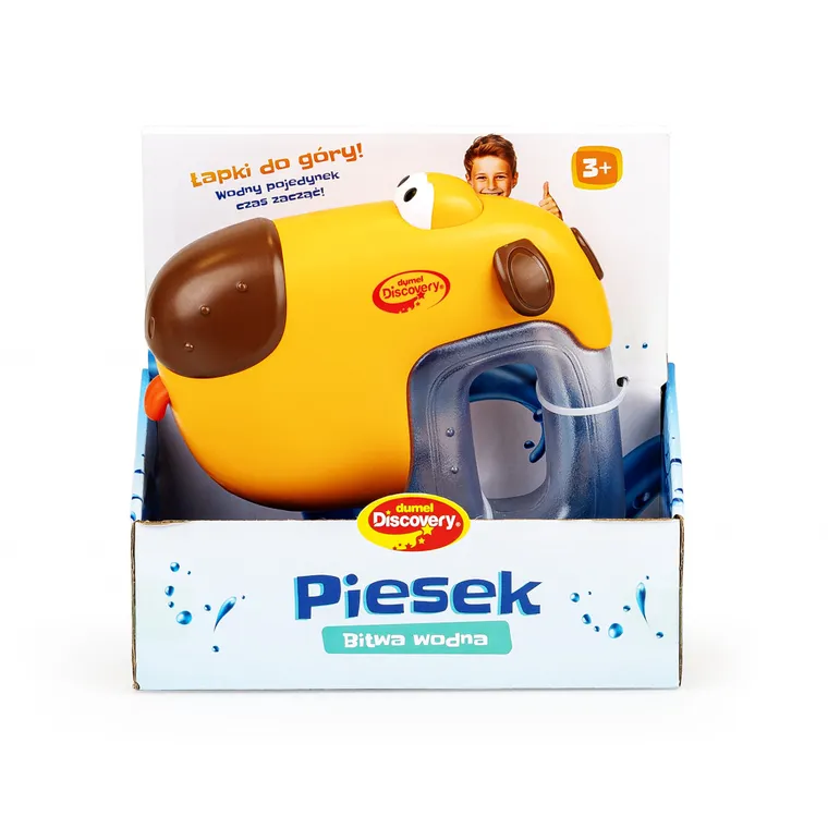 Dumel, Piesek - Bitwa wodna, pistolet na wodę