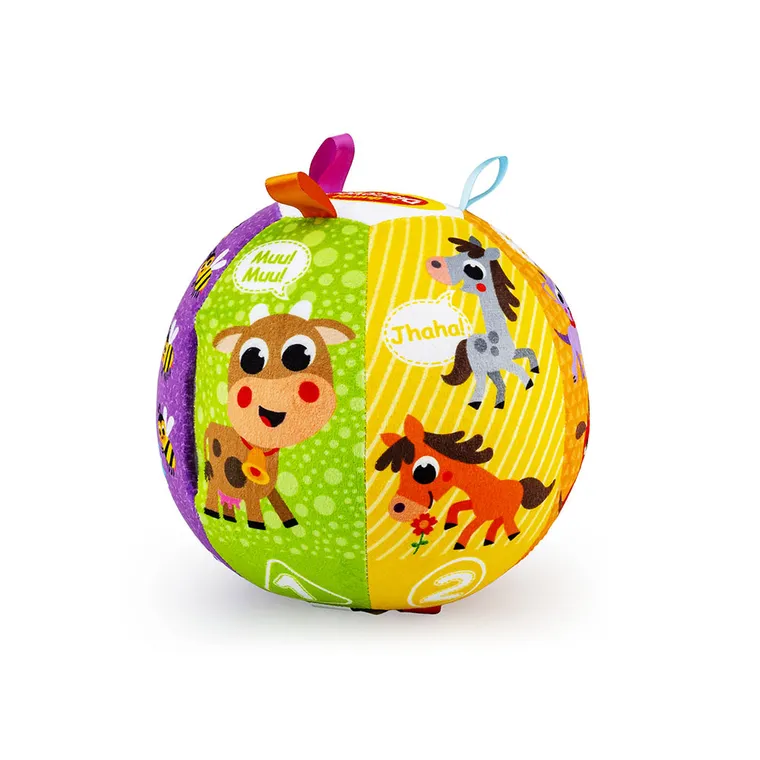 Dumel, piłka pełna dźwięków, zabawka interaktywna