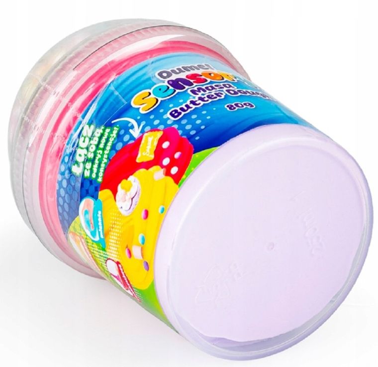 Dumel, Sensory Butter Dough, masa plastyczna w kubeczku, 80g, 1 szt.