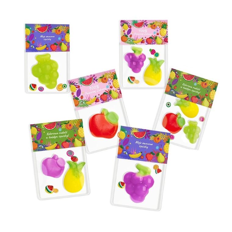 Dumel, Squishy, Zestaw owoców, zestaw kreatywny