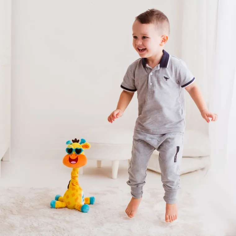 Dumel, Tańcząca żyrafa Alek, zabawka interaktywna, żółta