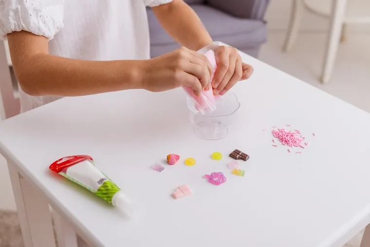 Dumel, Zabawkowe dekorowanie, Deser z kremem, zestaw kreatywny