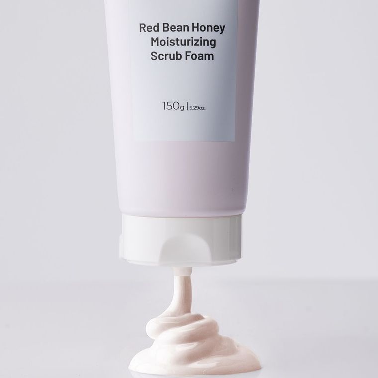 Dumidang, Red Bean Honey Moisturizing, peeling-pianka nawilżająco-rozświetlający do ciała, 150 g