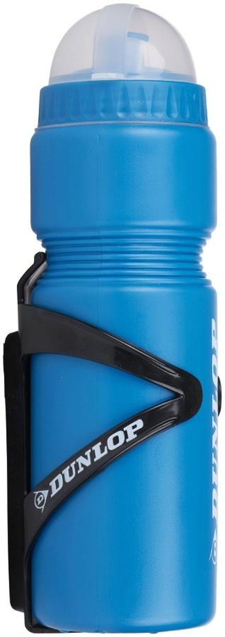 Dunlop, bidon rowerowy z koszykiem, niebieski, 750 ml