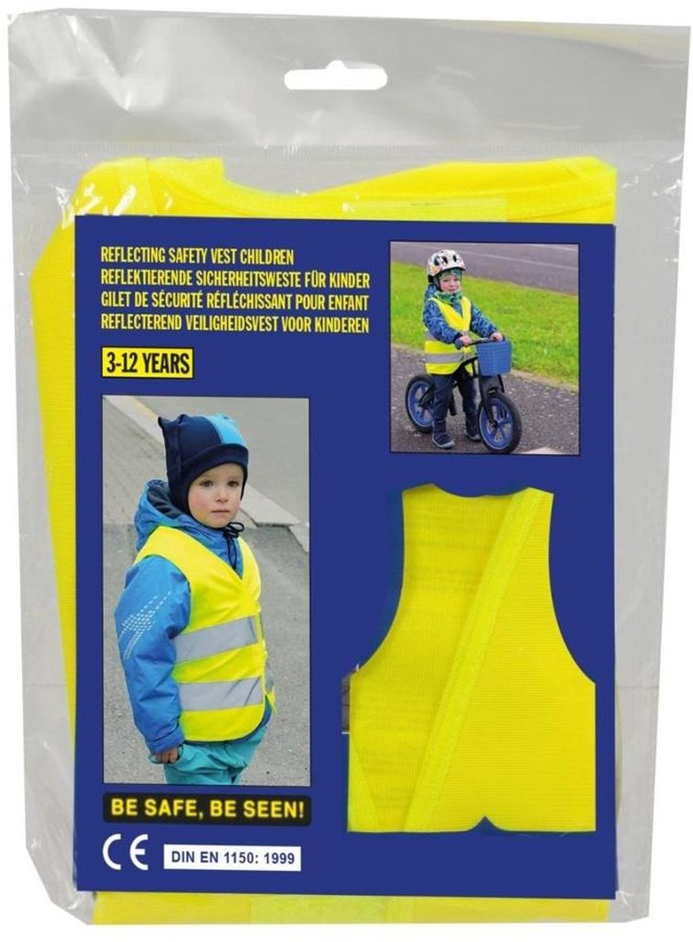 Dunlop, kamizelka odblaskowa dla dzieci, żółta