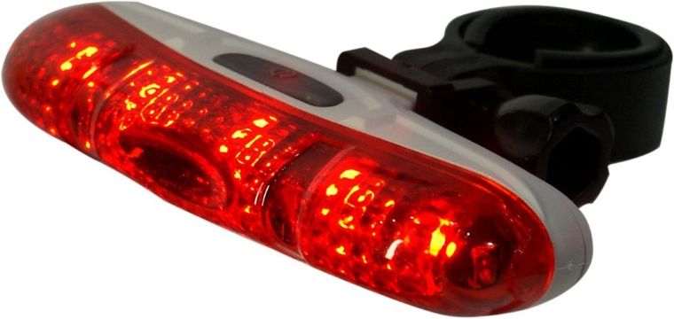 Dunlop, lampka rowerowa, na tył, 5 LED