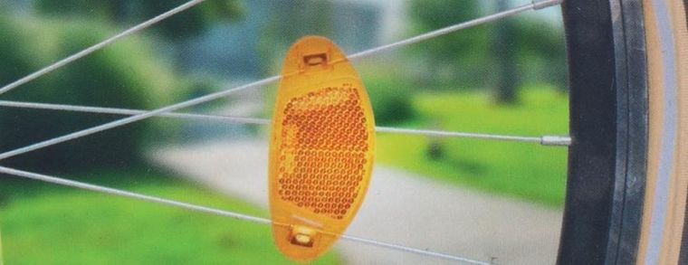 Dunlop, odblaski na koła, szprychy, 4 szt.