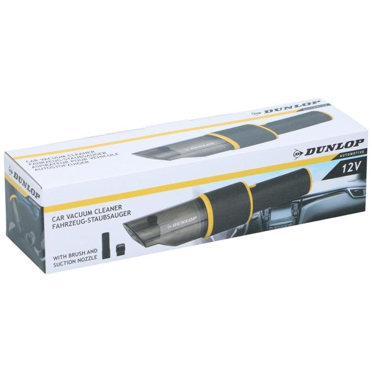 Dunlop, odkurzacz samochodowy, 2 końcówki, 36W