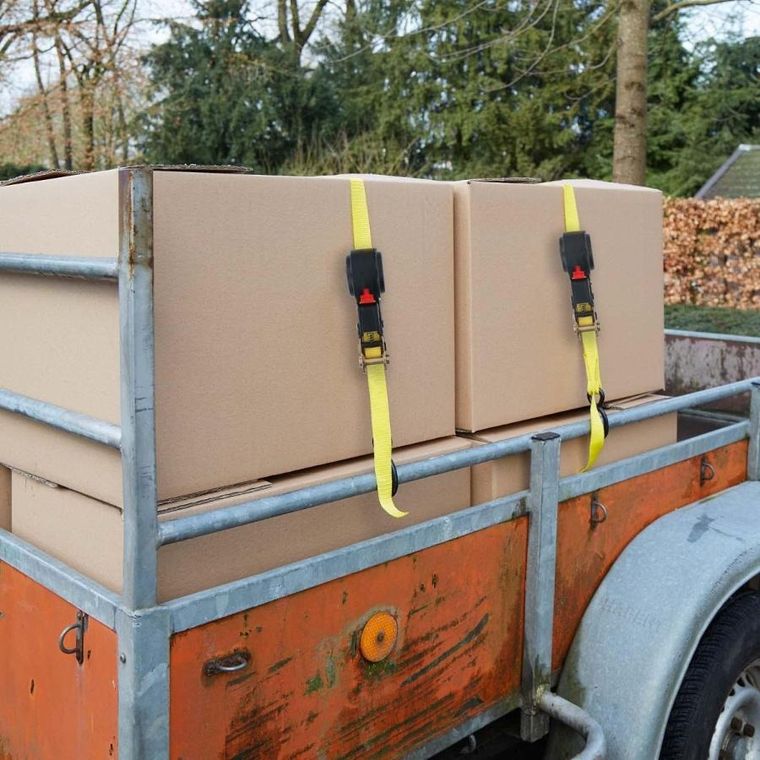 Dunlop, pas mocujący, transportowy, z grzechotką automatyczną, 250 kg, 4m