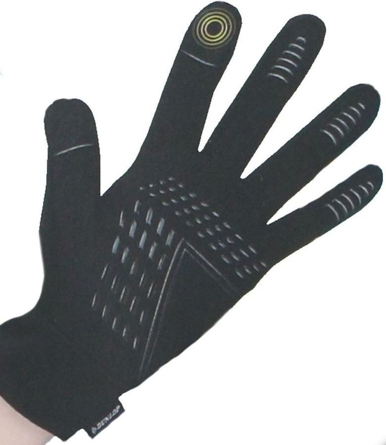 Dunlop, rękawiczki rowerowe ocieplane, touchscreen, senior, rozmiar M