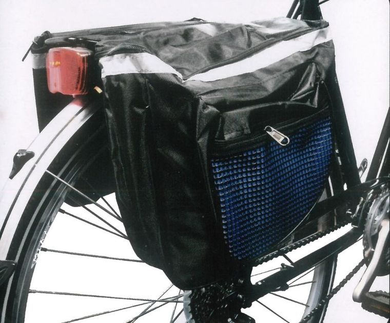 Dunlop, torba, sakwa rowerowa na bagażnik, granatowa, 26l