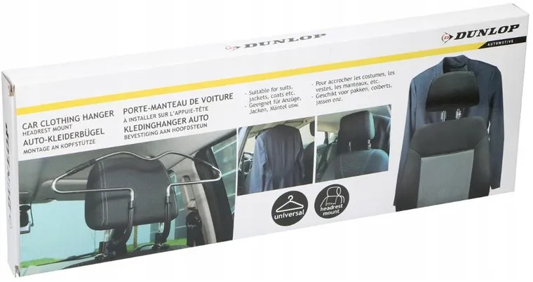Dunlop, wieszak samochodowy na ubrania