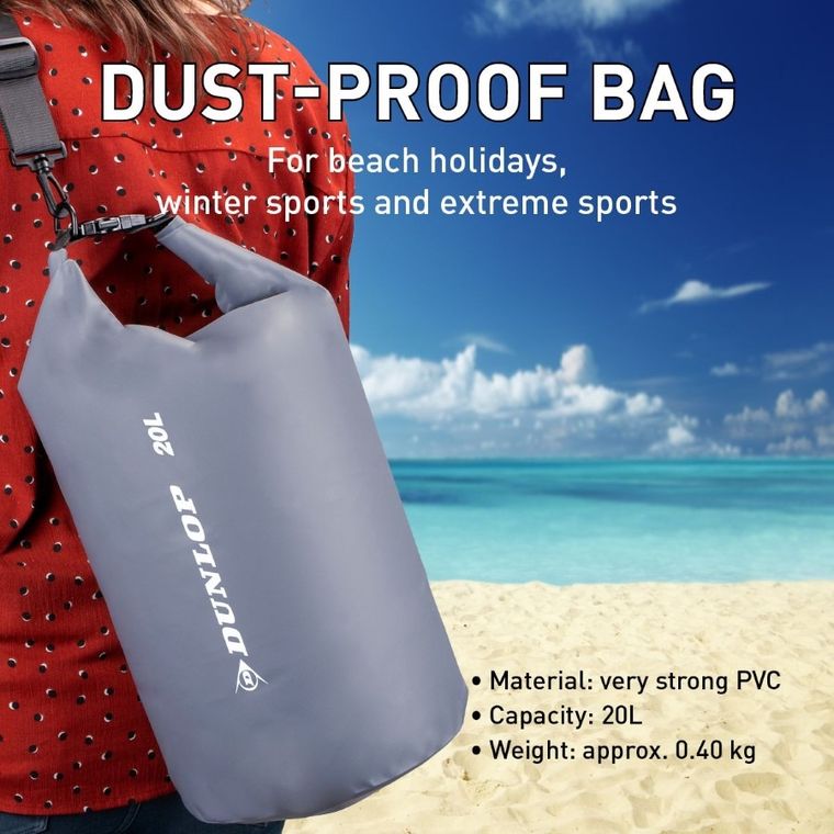 Dunlop, wodoszczelny plecak worek, 20l