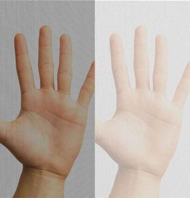 Easy Life Mako, moskitiera okienna, poliester, taśma rzep, biała, 150-180 cm