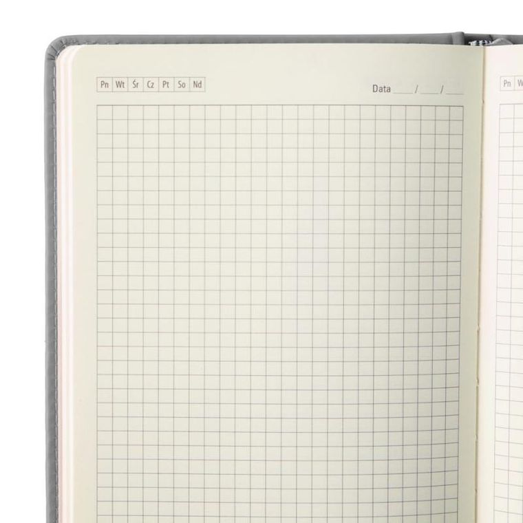 Easy, notes, A5 kratka, szary, 1 szt.