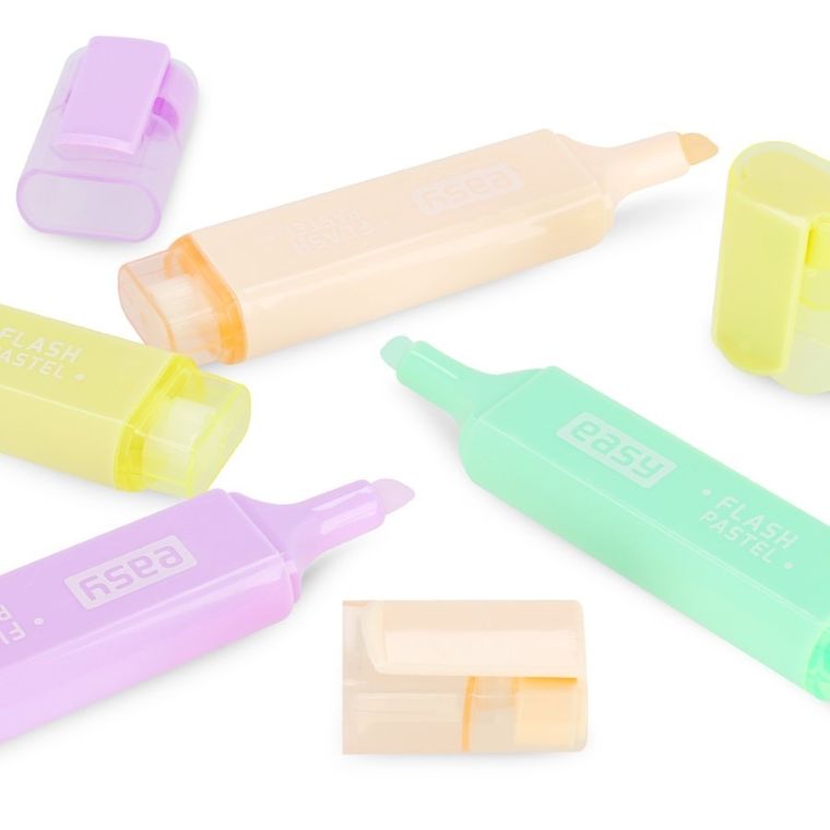 Easy, zakreślacz, 4 mm, 4 kolory