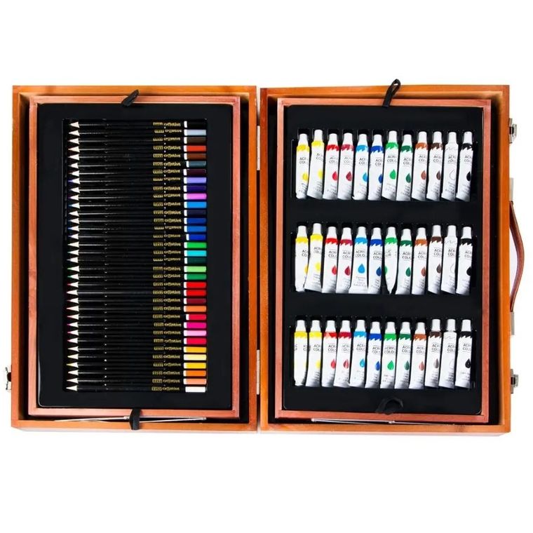 Easy, zestaw artystyczny w rozkładanej walizce, 168 elementów