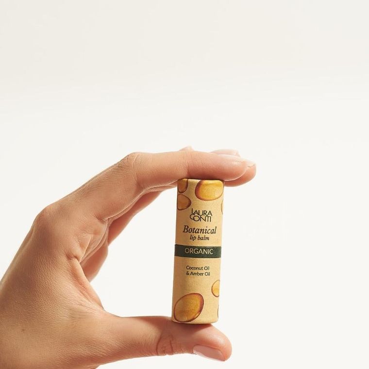 EcoSoft, Botanical Organic, Zero Waste, balsam do ust, Bursztyn, 7,2 ml