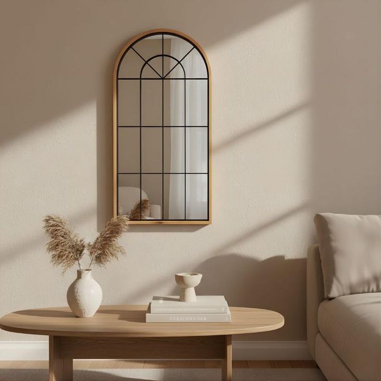 Edaxo, Arcus, lustro dekoracyjne, wiszące, duże, 110-56 cm