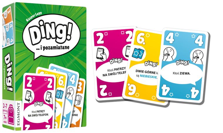 Egmont, DING! … i pozamiatane, gra karciana