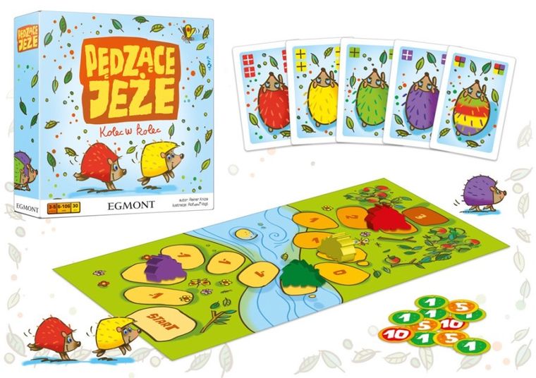 Egmont, Pędzące jeże, gra planszowa
