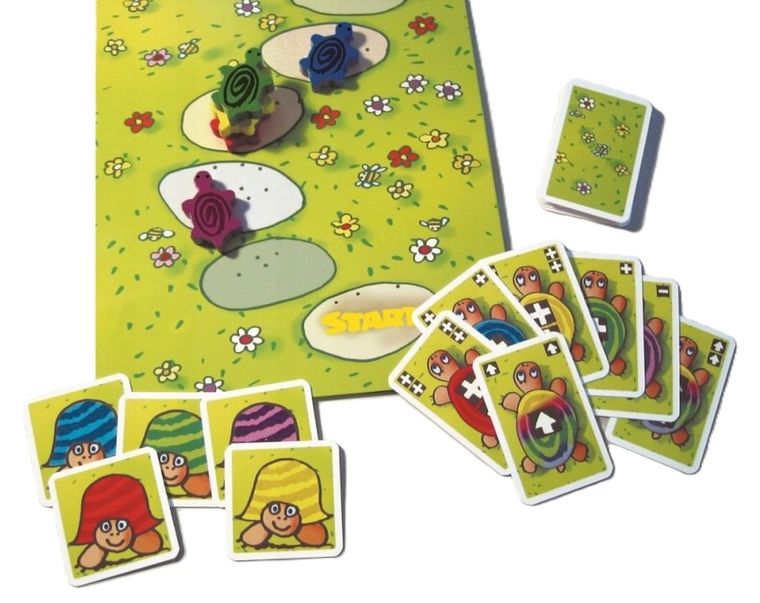 Egmont, Pędzące żółwie, Wyścig do sałaty, gra karciana