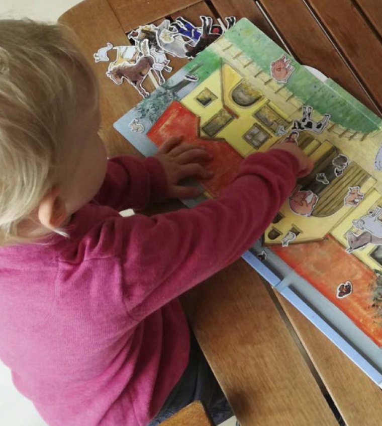 Egmont Toys, Dinozaury, układanka, gra magnetyczna