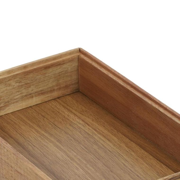 EH Excellent Houseware, Hedo, drewniany organizer na biurko do szuflady, 23,5-15-5 cm