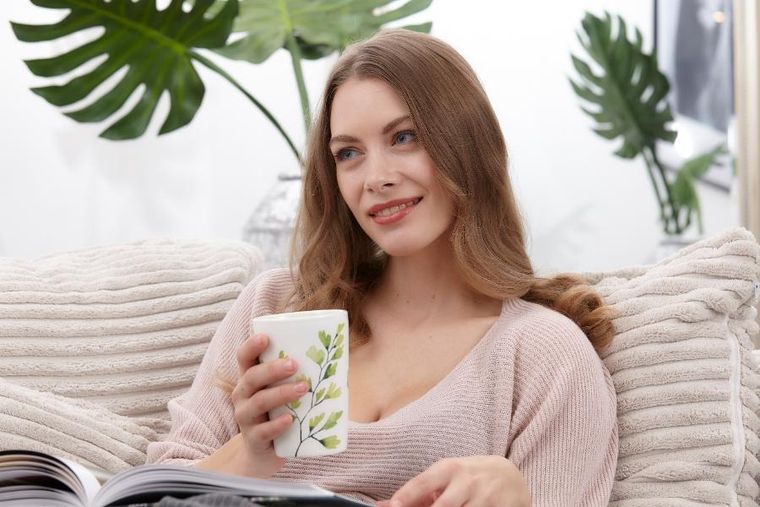 Eigenart, TeaEve, kubek z zaparzaczem, Trees Gingko, 350 ml