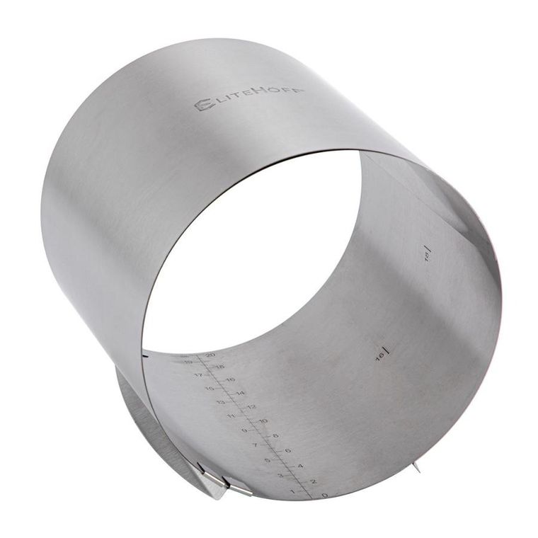 Elitehoff, regulowana tortownica, rant, obręcz do tortów