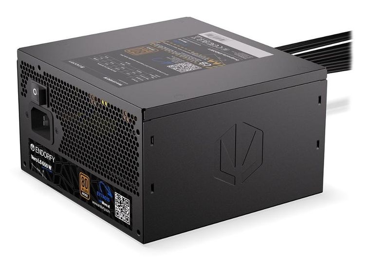 Endorfy, Vero L6 80 Plus, zasilacz, 650W, brązowy