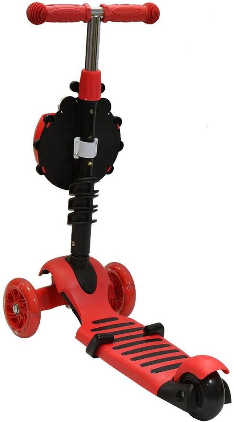 Enero, Biedronka, hulajnoga 3-kołowa, balansowa, 3w1, czerwona