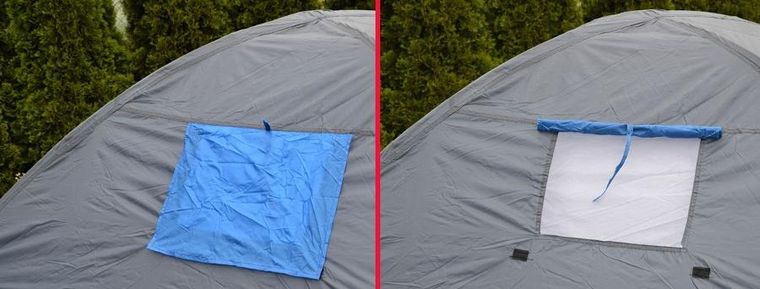 Enero Camp, Cool, namiot 4-osobowy, czarno-niebieski