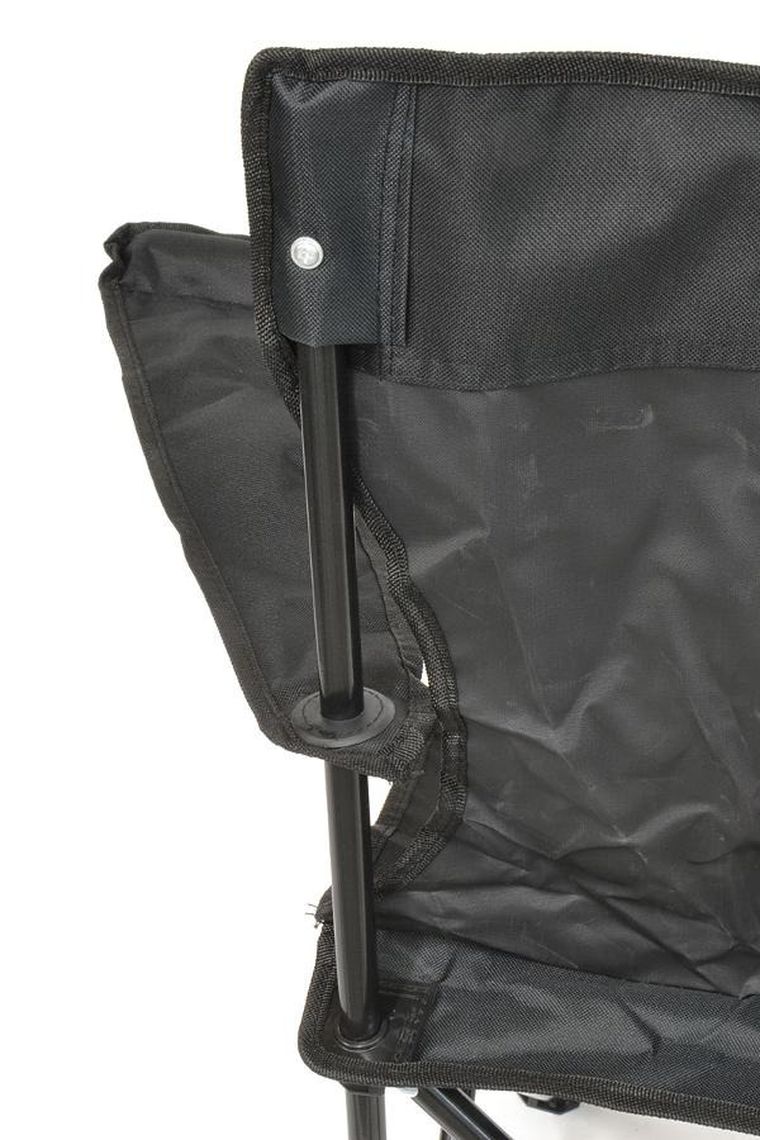 Enero Camp, krzesło turystyczne składane, czarne, 50-50-80 cm