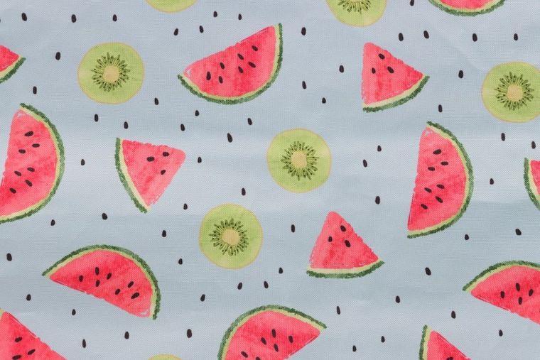 Enero Camp, składany leżak ogrodowo-plażowy z torbą, fruit melon