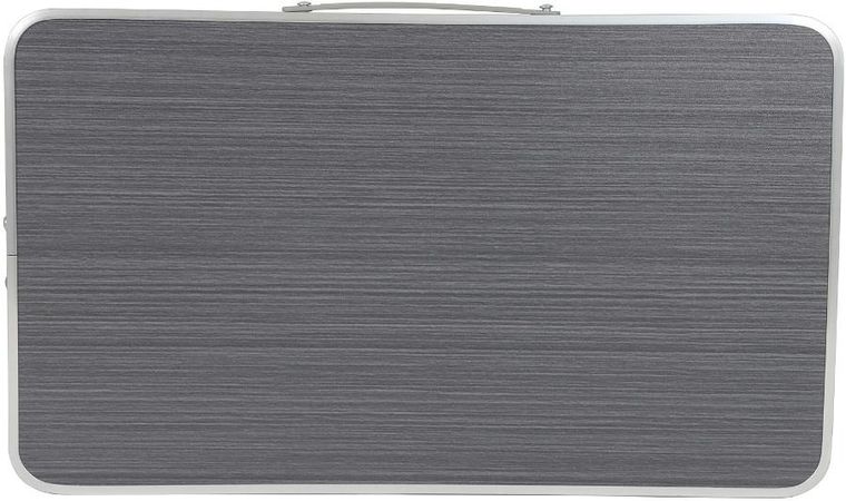 Enero Camp, stolik turystyczny, szary, 56-34-24 cm