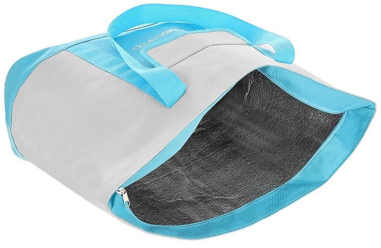 Enero Camp, torba termiczna, błekitno-szara, 25l