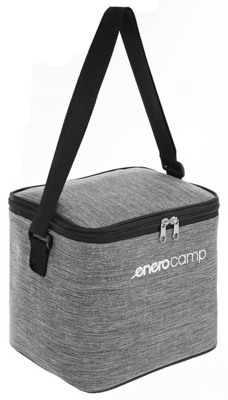 Enero Camp, torba termiczna, szara, 9l, 22-18-22 cm