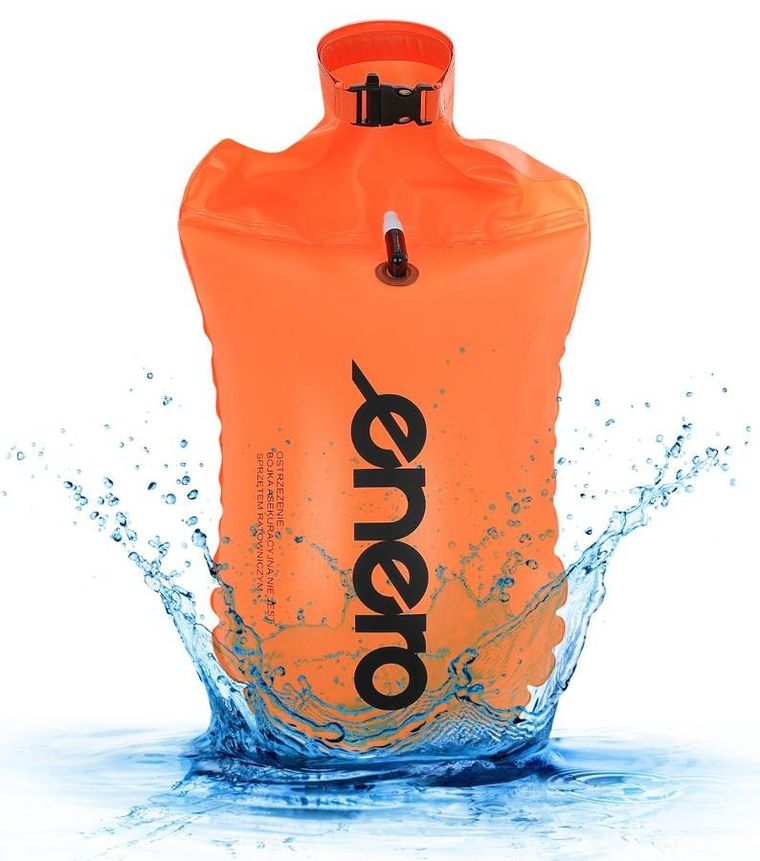 Enero, dmuchana bojka asekuracyjna, sucha kieszeń 2w1, 69-37,5 cm