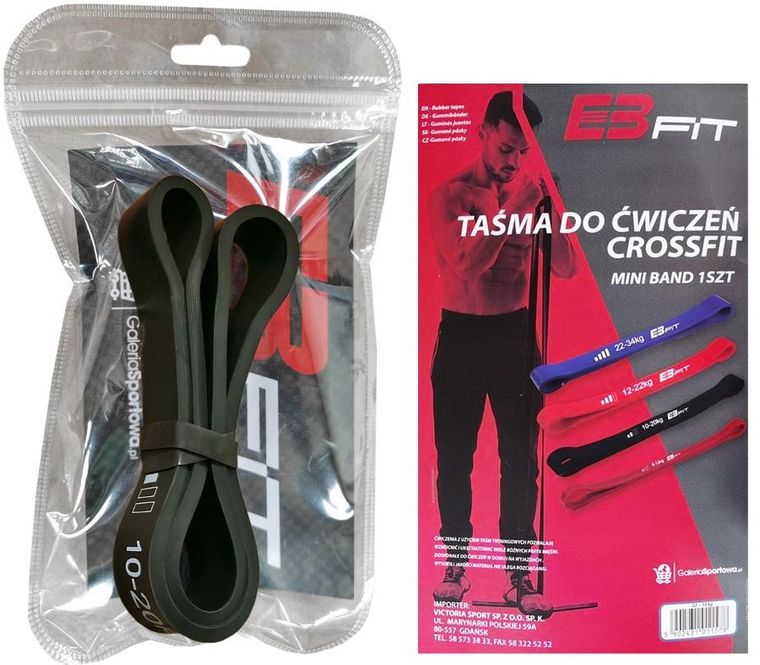 Enero Fit, guma, taśma do ćwiczeń fitness, 10-20 kg