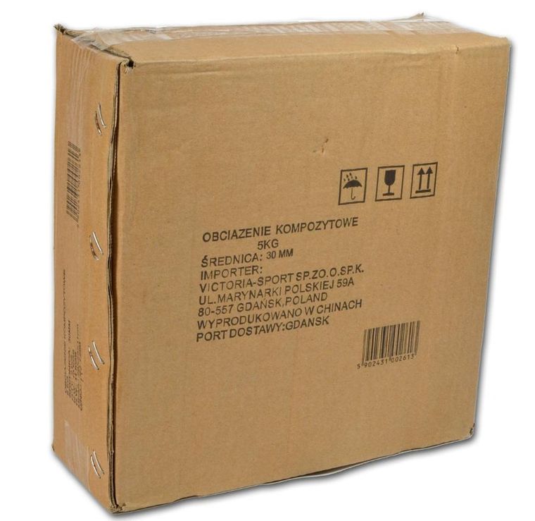 Enero Fit, obciążenie betonowe ⌀29,5 mm, 5 kg