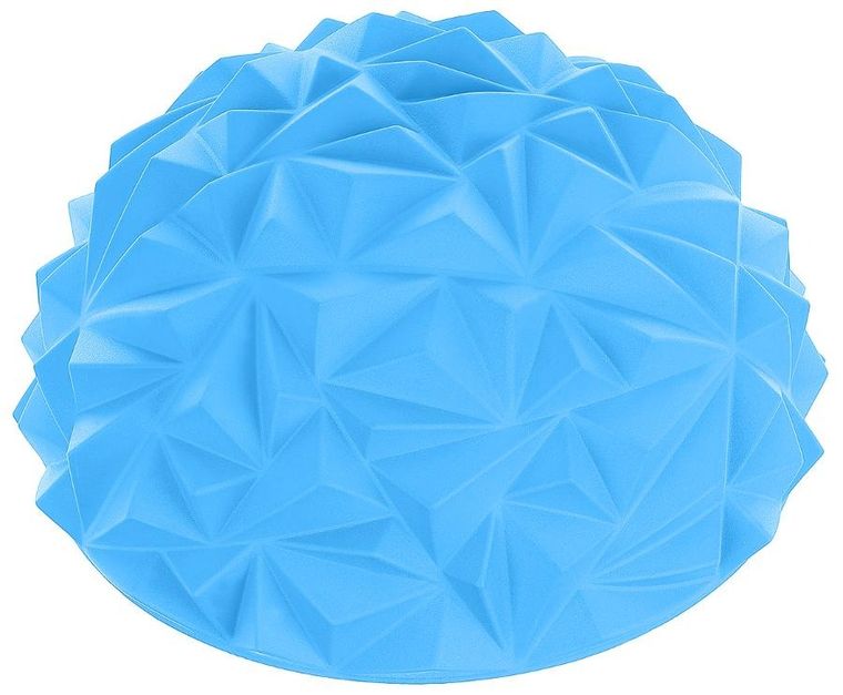 Enero Fit, półkula sensoryczna do masażu, diament, niebieska