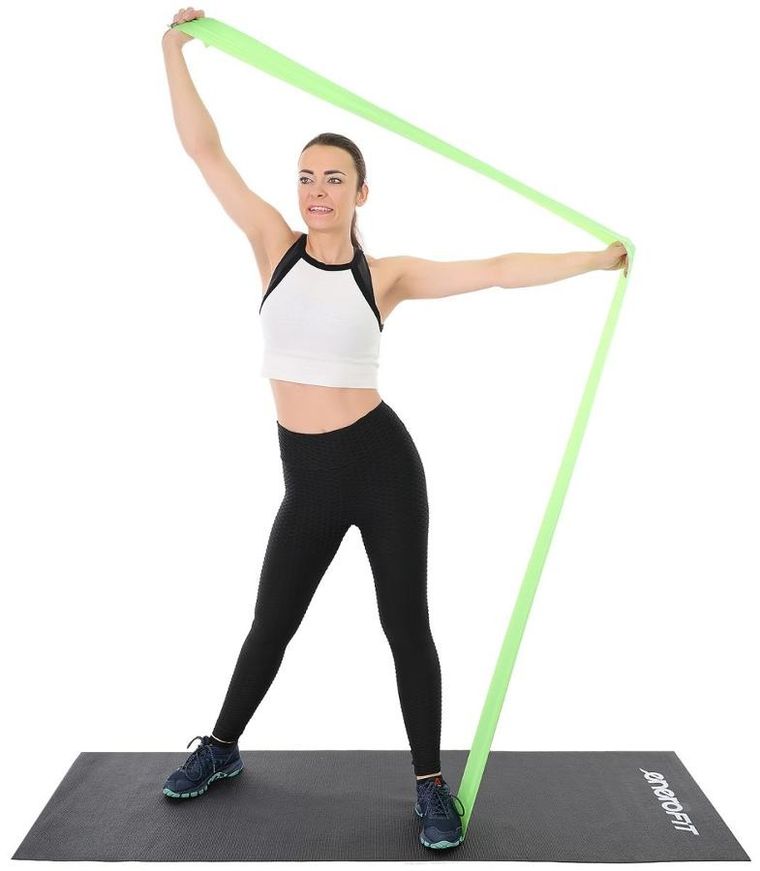 Enero fit, taśma treningowa do ćwiczeń pilates, 2000-150-0,30mm 9-11kg, czerwona