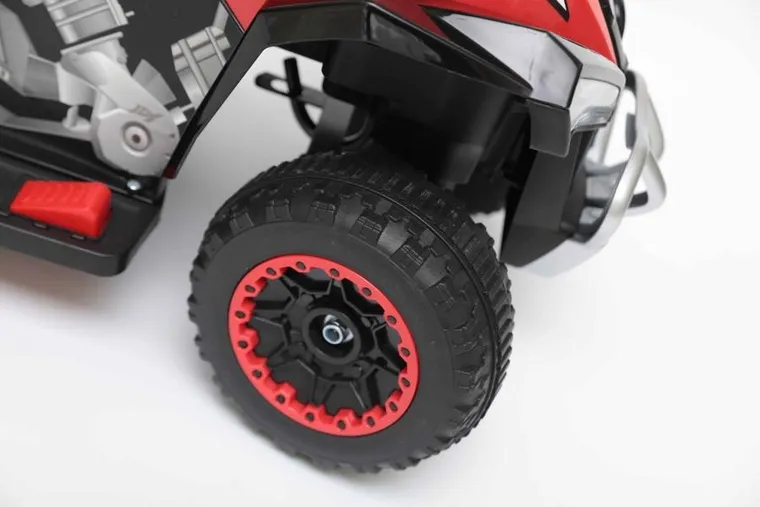 Enero, Micron, quad, pojazd na akumulator, czerwony