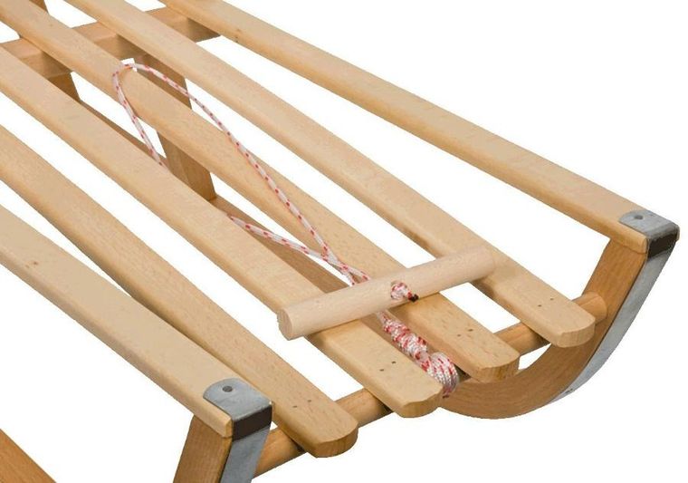 Enero, Nina, drewniane sanki z oparciem