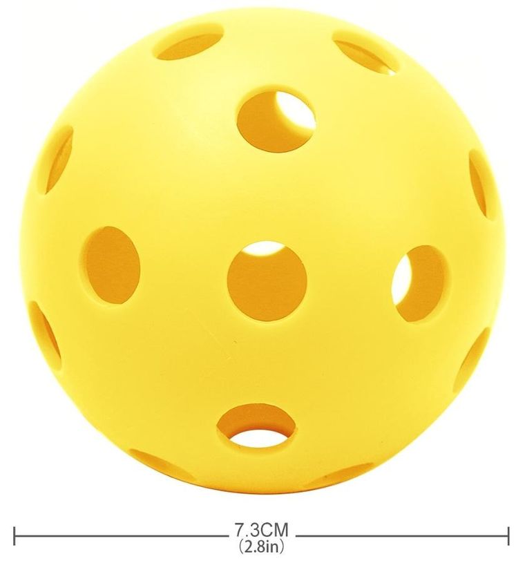 Enero, piłki meczowe do unihokeja, żółte, 6 szt.